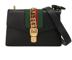 Small Sylvie, Leather, Navy, 525040, S, 2*